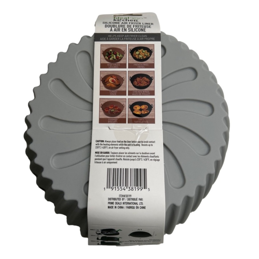 💕 Silicone 7” Air Fryer Liner Food Grade Non Stick BPA Free New In Package - Picture 11 of 11